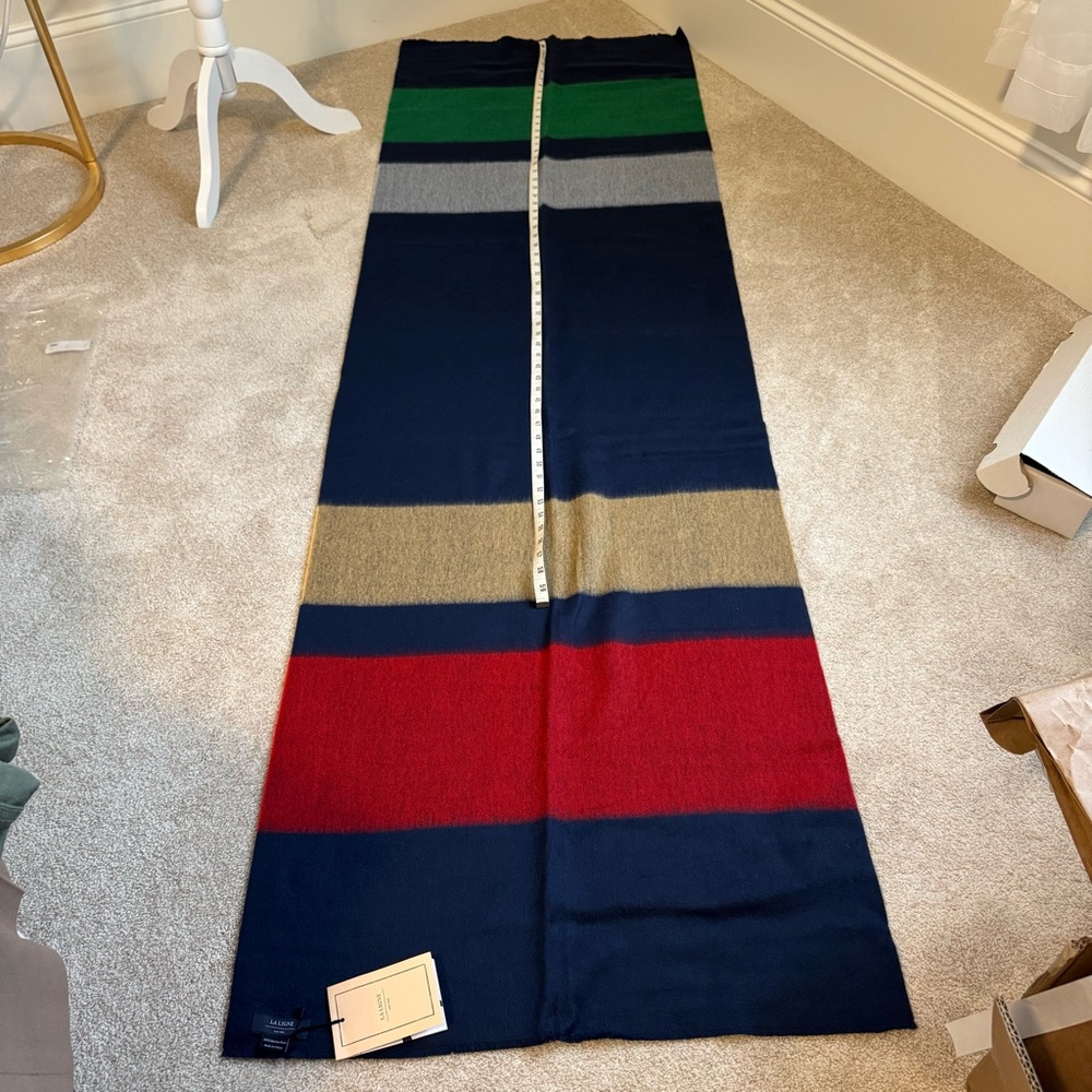 La Ligne Multicolor Striped Scarf and Hat Set - Picture 12 of 15